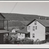 Houses and coal banks in Lansford, Pennsylvania.