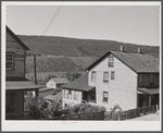 Houses and coal banks in Lansford, Pennsylvania.
