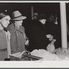 Customers at Tri-County Farmers Co-op market at Du Bois, Pennsylvania.