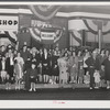 Spectators at labor day parade in Du Bois, Pennsylvania.