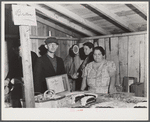 The Britton booth at the Tri-County Farmers Coop Market at Du Bois, Pennsylvania.