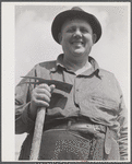 Portrait of Mr. Knees, an Irish farmer, and member of the board of directors of the Tri-County Farmers Co-op Market at Du Bois, Pennsylvania. His farm is near Penfield, Pennsylvania.