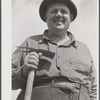 Portrait of Mr. Knees, an Irish farmer, and member of the board of directors of the Tri-County Farmers Co-op Market at Du Bois, Pennsylvania. His farm is near Penfield, Pennsylvania.