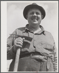Portrait of Mr. Knees, an Irish farmer, and member of the board of directors of the Tri-County Farmers Co-op Market at Du Bois, Pennsylvania. His farm is near Penfield, Pennsylvania.
