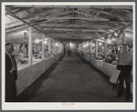 Interior of Tri-County Farmers Market at Du Bois, Pennsylvania.