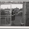 Customers entering Tri-County Farmers Co-op Market in Du Bois, Pennsylvania.
