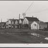 Houses on "other side of railroad track" in Du Bois, Pennsylvania.