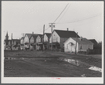 Houses on "other side of railroad track" in Du Bois, Pennsylvania.