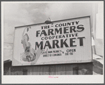 Sign costing thirty dollars at Tri-County Farmers Co-op Market in Du Bois, Pennsylvania.