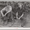 Two boys who work at Dougherty's mine near Falls Creek, Pennsylvania.