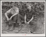 Two boys who work at Dougherty's mine near Falls Creek, Pennsylvania.