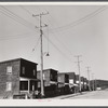 Row of workers' houses in Lansford, Pennsylvania.