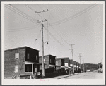 Row of workers' houses in Lansford, Pennsylvania.