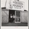 Customers at the entrance of the Tri-County Farmers Co-op Market in Du Bois, Pennsylvania.
