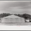 Traveling carnival at Old Trap, North Carolina. This troupe follows the migrants around and stops where there is a large settlement of them. A show generally consists of a band concert and movie and vaudeville.