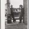 Local farmers at the company store at Camden, North Carolina.