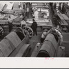 On the factory floor of the Vought-Sikorsky Aircraft Corporation, Stratford, Connecticut.