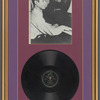 Jelly Roll Morton Photograph and Shellac Album