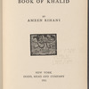 The book of Khalid
