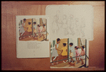 Slide of paper ephemera from China trip