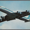En route on Trans International Airlines postcard