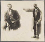 Sherman H. Dudley with and without makeup