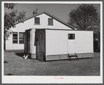 Palace mobile home. Expansion trailer for emergency defense housing demonstrated in Washington tourist camp. Washington, D.C..
