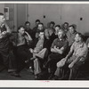 Meeting of members of Two Rivers Non-Stock Cooperative Association, FSA (Farm Security Administration) project. Waterloo, Nebraska.