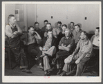 Meeting of members of Two Rivers Non-Stock Cooperative Association, FSA (Farm Security Administration) project. Waterloo, Nebraska.
