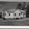 Joe D. Davis' rural home built by FSA (Farm Security Administration) for defense workers on S.C. Palmer's farm near Radford, Virginia.