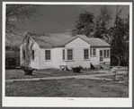 Joe D. Davis' rural home built by FSA (Farm Security Administration) for defense workers on S.C. Palmer's farm near Radford, Virginia.