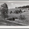 T.B. Hall's farm, on which FSA (Farm Security Administration) built a rural home for defense worker Porter C. James. Near Radford, Virginia.