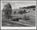 T.B. Hall's farm, on which FSA (Farm Security Administration) built a rural home for defense worker Porter C. James. Near Radford, Virginia.