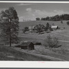 T.B. Hall's farm, on which FSA (Farm Security Administration) built a rural home for defense worker Porter C. James. Near Radford, Virginia.