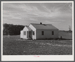 Rural home built by FSA (Farm Security Administration) for defense workers on property leased from farmers near Radford, Virginia.