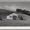 Rural home built by FSA (Farm Security Administration) for defense workers on property leased from farmers near Radford, Virginia.