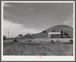 Rural home built by FSA (Farm Security Administration) for Howard H. Smith from Galax. Defense worker on J.T. Nolley's farm. Riner, Virginia, near Radford.