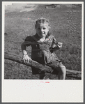 Phyllis Fleming, daughter of defense worker, Floyd W. Fleming from Spencer, North Carolina, who lives in new rural home built by FSA (Farm Security Administration) on T.H. Walter's farm near Radford, Virginia.