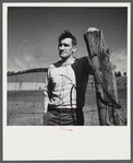 Floyd W. Fleming, defense worker from Spencer, North Carolina, who lives in new rural home built by FSA (Farm Security Administration) on T.H. Walter's farm near Radford, Virginia.