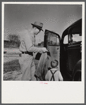 Radford, Virginia. Fred B. Williams from Savannah, Georgia, a safety engineer at the power plant, leaving his home to go to work. Sunset Village, a FSA (Farm Security Administration) project for defense workers.