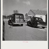 Laundry and dry cleaning delivery in Sunset Village. FSA (Farm Security Administration) project for defense workers, Radford, Virginia.
