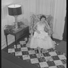 Unidentified woman in armchair