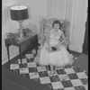 Unidentified woman in armchair