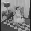 Unidentified woman in armchair