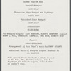 Program for Don't Bother Me, I Can't Cope at the Bruno Walter Auditorium, Library for the Performing Arts