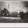 The Aliquippa plant of the Jones and Laughlin Company seen from across the Ohio River in Baden, Pennsylvania.