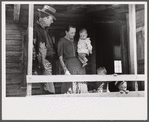 Tenant family who lived in the Camp Croft area and had to move out. The man was employed working for a neighboring fam and would lose his job when he moved. Near Pacolet, South Carolina.