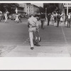 Soldier from Fort Benning on a street in Columbus, Georgia.