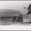 Pickets outside a textile mill in Greensboro, Green County, Georgia.