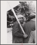 Pickets outside a textile mill in Greensboro, Green County, Georgia.
